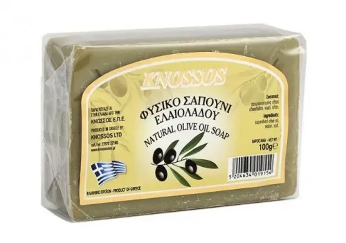 Knossos mýdlo olivové, zelené 100g