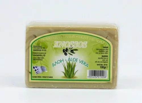 Knossos Mýdlo olivové, aloe 100 g (poslední kus)