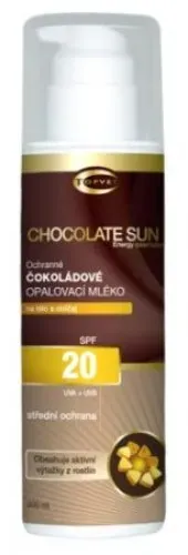 AKCE: Ochranné Čokoládové opalovací mléko SPF 20 (UVA + UVB) 200ml