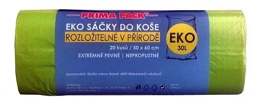 Eko sáčky na odpadky 60 l - 20 kusů