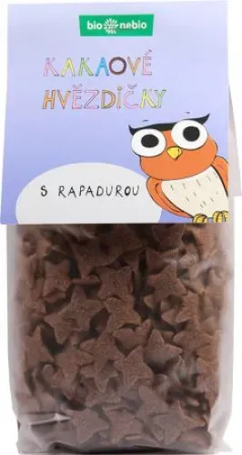 RAPUNZEL Kakaové hvězdičky s Rapadurou 150 g