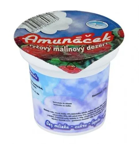 Dezert rýžový Amunáček malina 125g