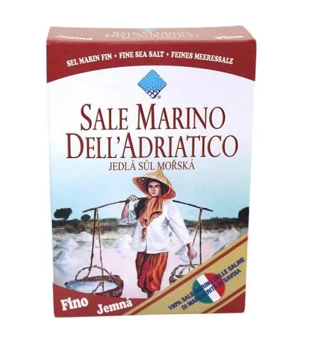 Sůl mořská jemná bez přidaného jódu Piazzolla 1 kg