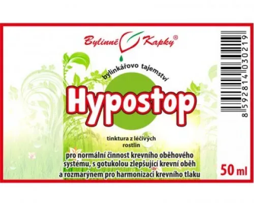 Hypostop - bylinné kapky (tinktura) 50 ml