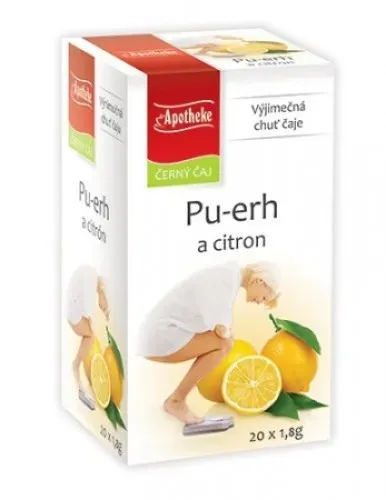 Pu-erh a citron čaj  20 x 1,8 g