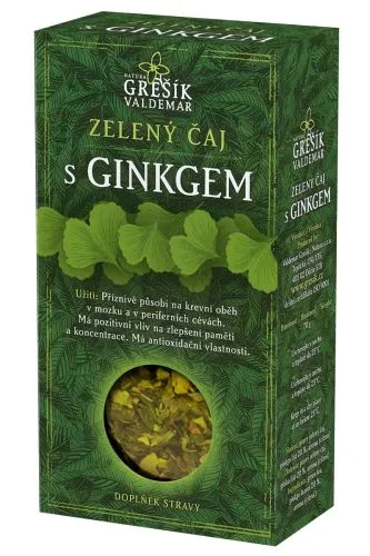 Zelený čaj s ginkgem 70 g