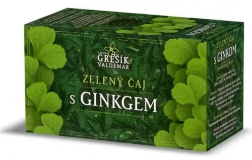 Zelený čaj s ginkgem 20 x 1,5 g přebal