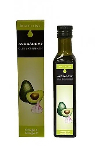 Avokádový olej panenský s česnekem 250ml BIO