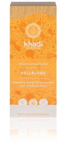 Khadi SVĚTLÁ BLOND rostlinná barva na vlasy 100 g