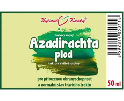 Azadirachta plod (Nimba, Neem) kapky (tinktura) 50  ml