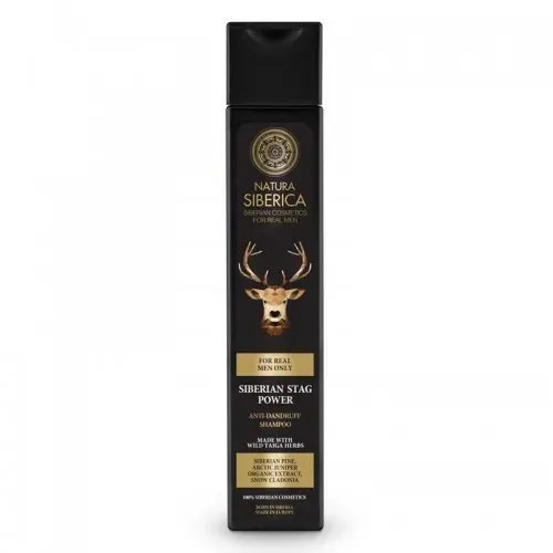 Natura Siberica Šampon pro muže proti lupům Síla sibiřského jelena 250 ml