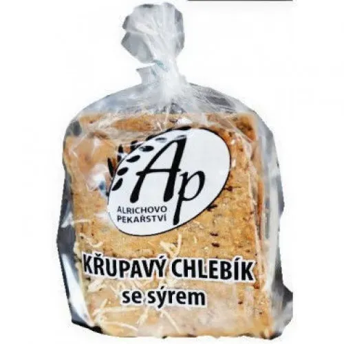 Křupavý semínkový chléb trvanlivý se sýrem 200 g