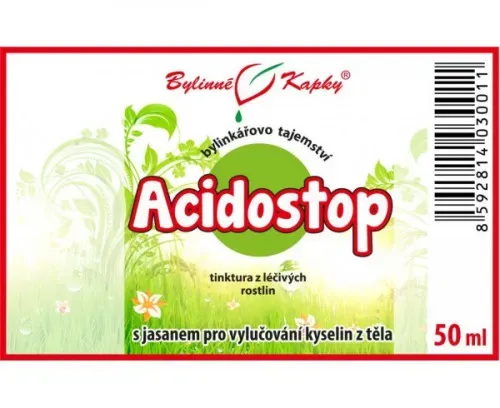 Acidostop - bylinné kapky (tinktura) 50 ml