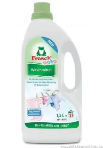 AKCE: Frosch EKO Hypoalergenní prací prostředek na kojenecké prádlo 1,5l