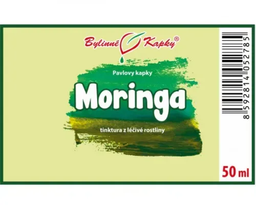 Moringa - bylinné kapky (tinktura z moringy) 50 ml