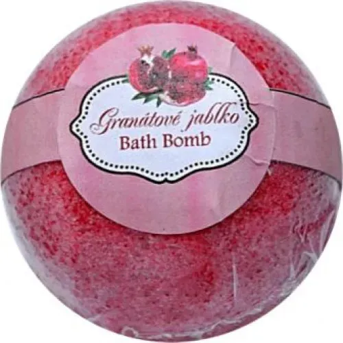 Bath bombs - koupelová koule šumivá granátové jablko 50g