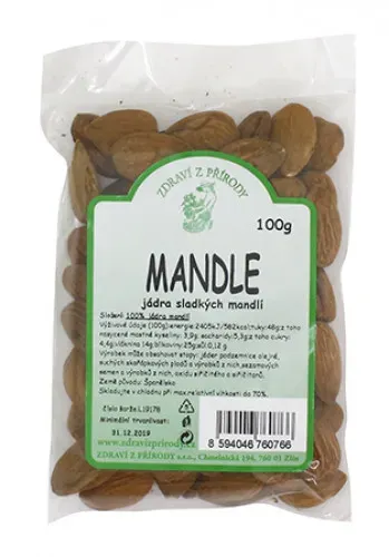 Mandle natural 100 g