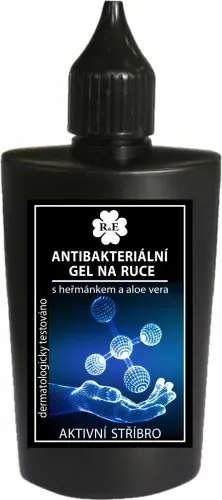 Antibakteriální gel na ruce s aktivním stříbrem, heřmánkem a Aloe Vera 100ml