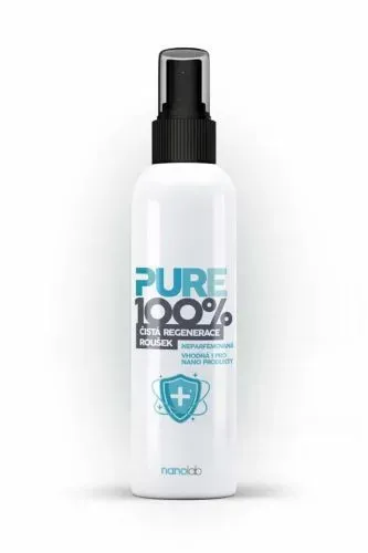 Pure 100%: Dezinfekce respirátorů a roušek SPREJ - ethanolová 100 ml