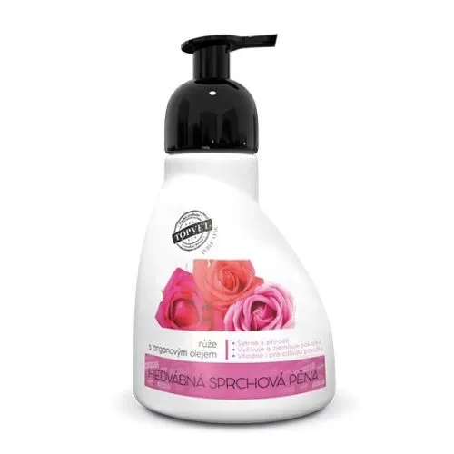 Sprchová pěna - růže s arganovým olejem 300 ml