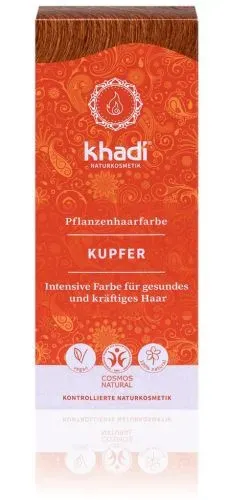 Khadi MĚDĚNÁ rostlinná barva na vlasy 100 g