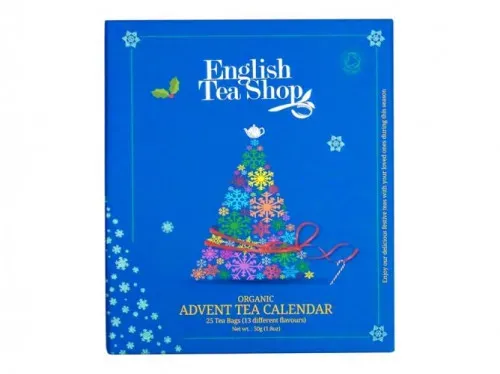 English Tea Shop Pyramidky 25ks Adventní kalendář - modrá kniha AKCE