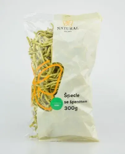 Těstoviny špecle se špenátem - 300 g