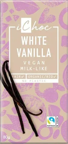 VIVANI bílá čokoláda s vanilkou iChoc 80 g