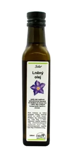 Olej lněný Solio 250 ml
