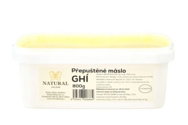 GHÍ - přepuštěné máslo 800 g