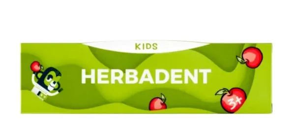 Zubní pasta pro děti jablko - Herbadent 75 g