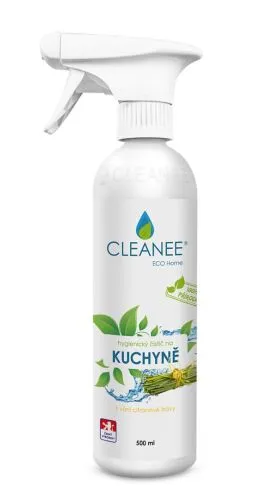CLEANEE EKO Home hygienický čistič na KUCHYNĚ CITRONOVÁ TRÁVA 500 ml