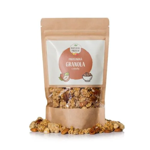 Proteinová granola s ořechy 250 g