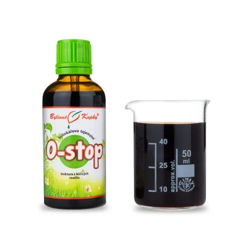 O-stop (Onkostop) - Bylinné kapky (tinktura) Bylinkářovo tajemství 50 ml