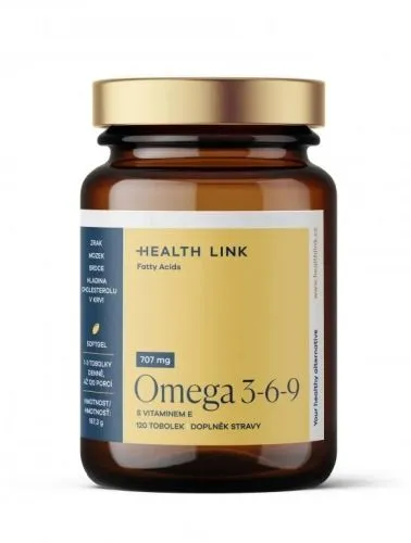 Omega 3–6–9 707 mg tobolky 167,3 g, 120 ks