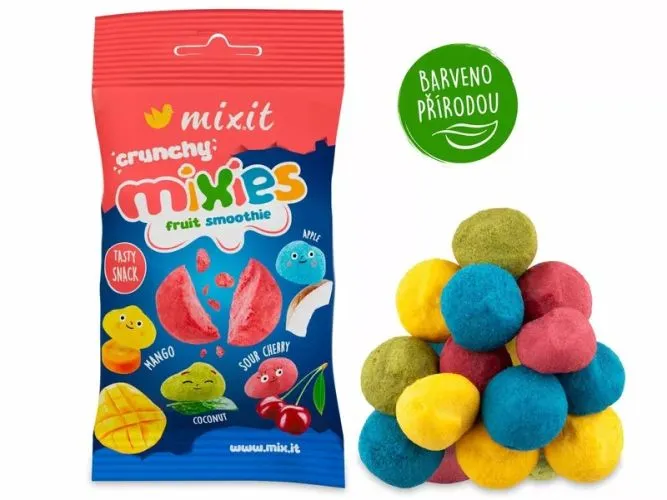 Crunchy Mixies - křupavý ovocný smoothie snack 20 g