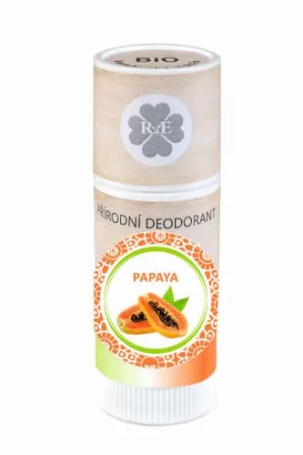 Přírodní deodorant tuhý BIO bambucké máslo papaya 25 ml