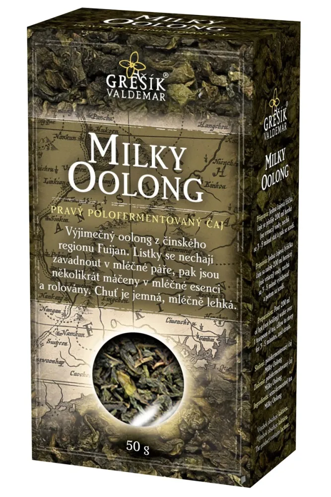 Milky Oolong polozelený sypaný čaj 50 g