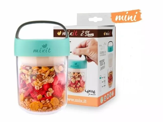 Mixit 2go mini – svačinový box 400 ml (mintový)