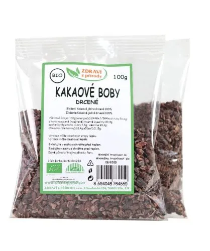 Kakaové boby drcené 100 g