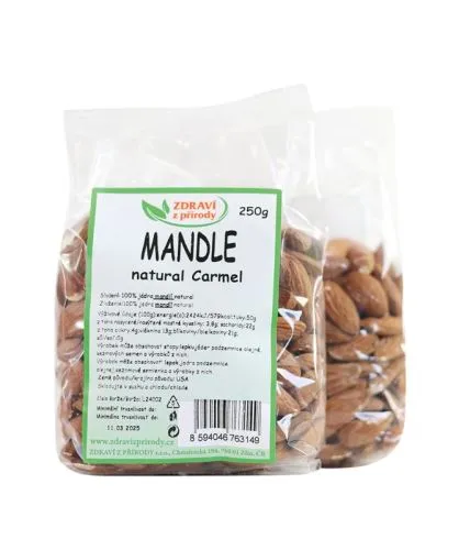 Mandle natural 250 g