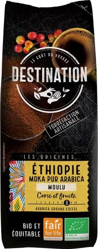 Káva mletá Etiopie Destination 250 g