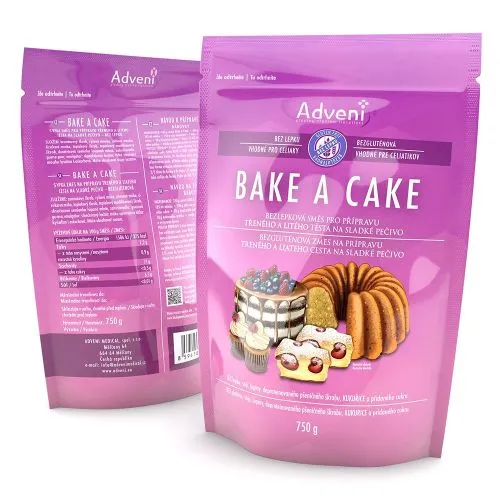 Směs na BAKE a CAKE 750g Adveni bez lepku