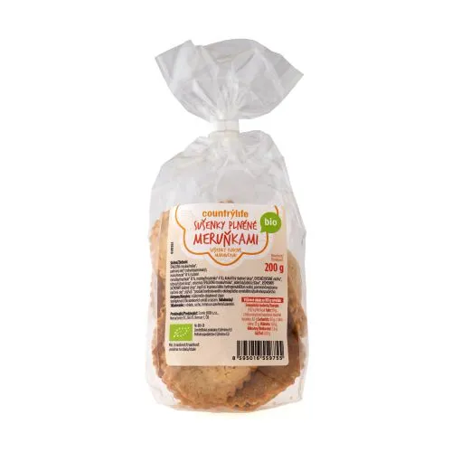 Sušenky plněné meruňkami 200 g