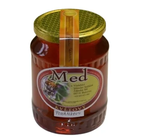 Včelařství Sedláček Med květový z období květu pohanky 950 g