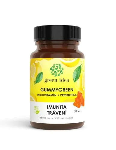 Gummygreen - Multivitamín + probiotika 60 ks