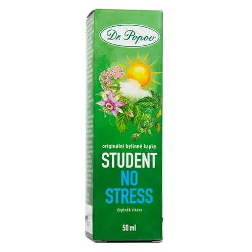 STUDENT No stress, bylinné kapky, originální bylinné kapky 50 ml