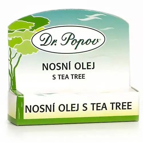 Nosní olej s Tea Tree olejem, 6 ml, roll – on