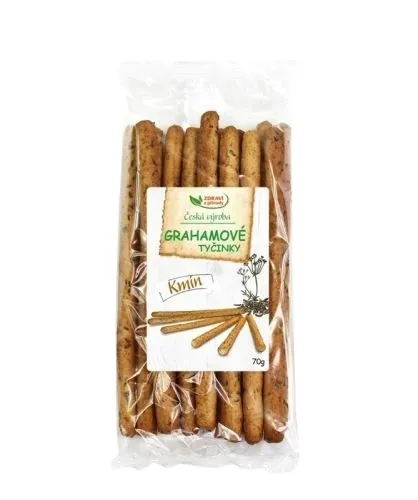 Tyčinky grahamové celozrnné mořská sůl 70 g