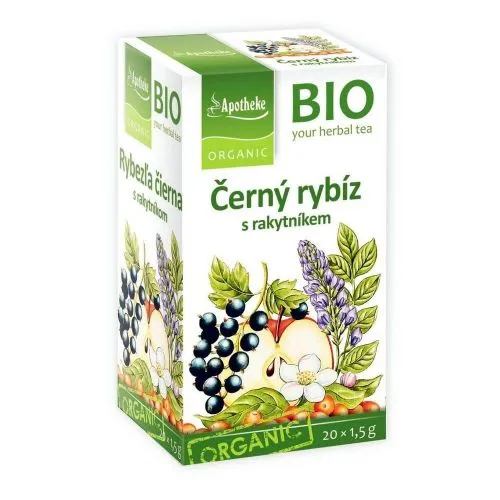Apotheke čaj Černý rybíz s rakytníkem 20 x 1,5g 20 x 2 g